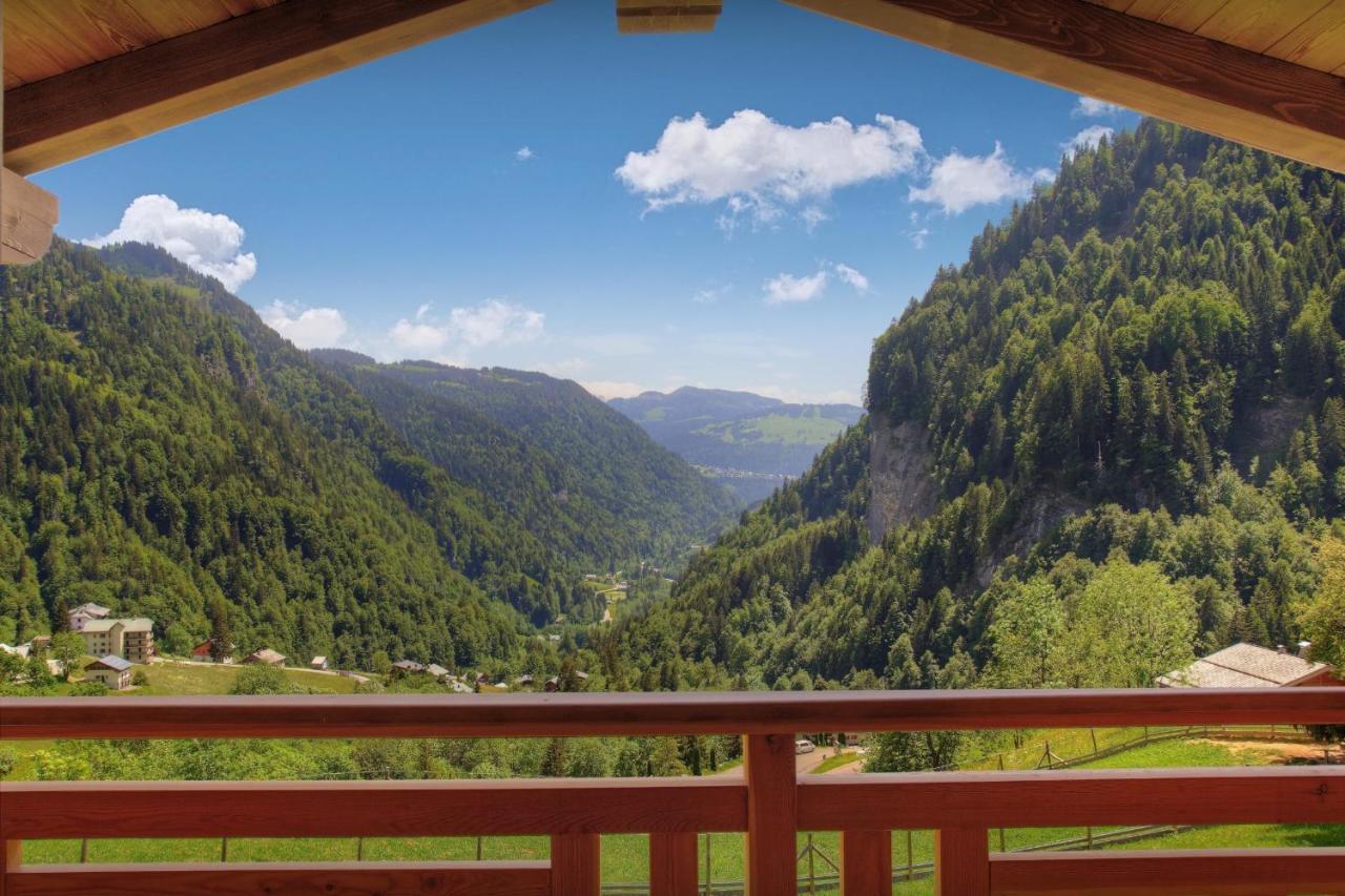 Chalet Sabaroc - Ovo Network La Giettaz Bagian luar foto