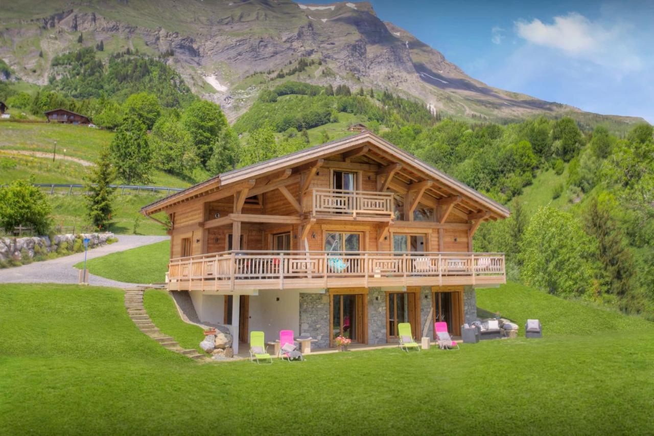 Chalet Sabaroc - Ovo Network La Giettaz Bagian luar foto