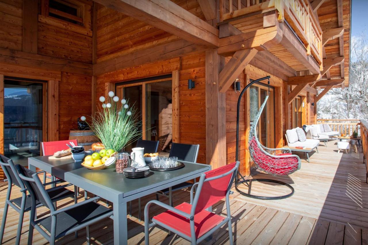 Chalet Sabaroc - Ovo Network La Giettaz Bagian luar foto