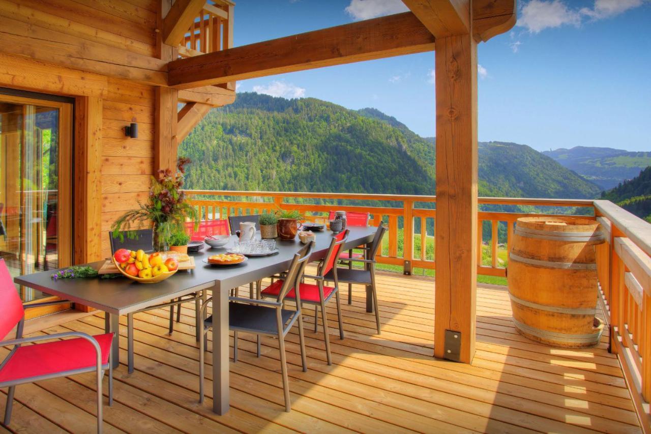 Chalet Sabaroc - Ovo Network La Giettaz Bagian luar foto