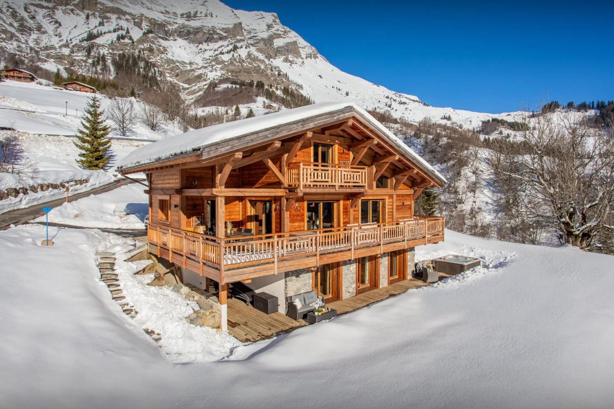 Chalet Sabaroc - Ovo Network La Giettaz Bagian luar foto