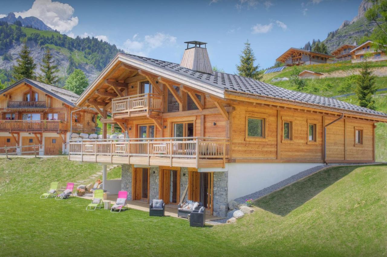 Chalet Sabaroc - Ovo Network La Giettaz Bagian luar foto